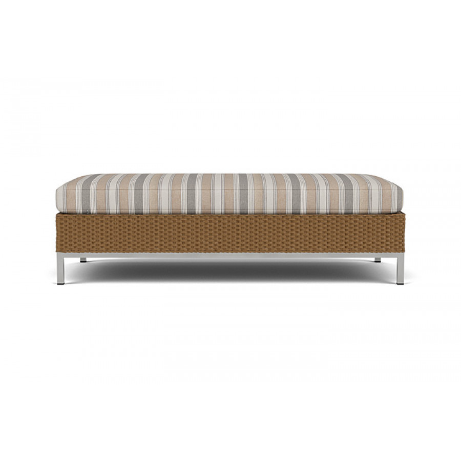 Lloyd Flanders™ Elements Large Ottoman - Hickory