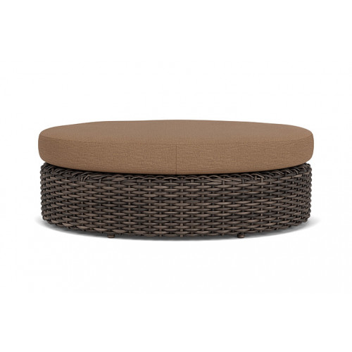 Lloyd Flanders™ Largo Oval Ottoman - Canvas Natural