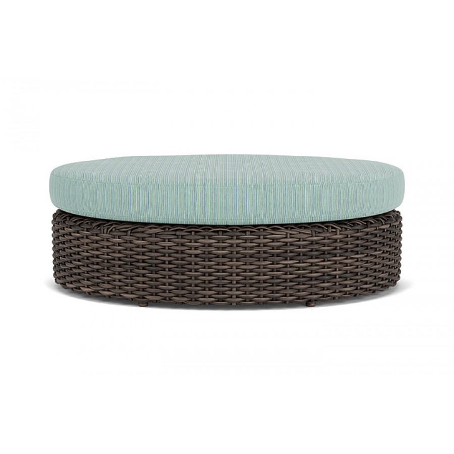 Lloyd Flanders™ Largo Oval Ottoman - Unearth Dew