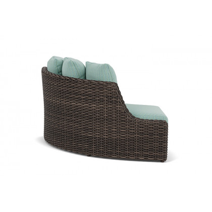 Lloyd Flanders™ Largo Right Arm Curved Sofa Sectional - Unearth Dew