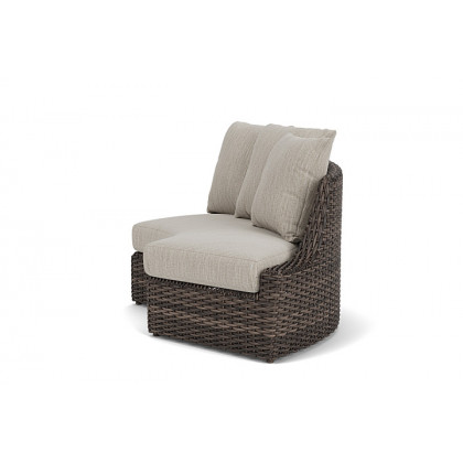 Lloyd Flanders™ Largo Left Arm Curved Sofa Sectional - Callen Celadon