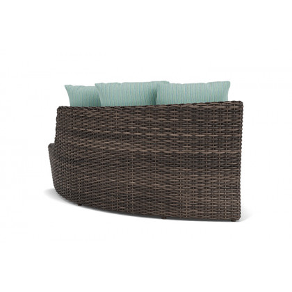 Lloyd Flanders™ Largo Left Arm Curved Sofa Sectional - Unearth Dew