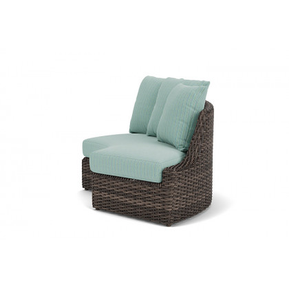 Lloyd Flanders™ Largo Left Arm Curved Sofa Sectional - Unearth Dew