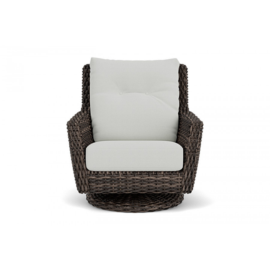 Lloyd Flanders™ Largo High Back Swivel Rocker Lounge Chair - Loveboat Mint