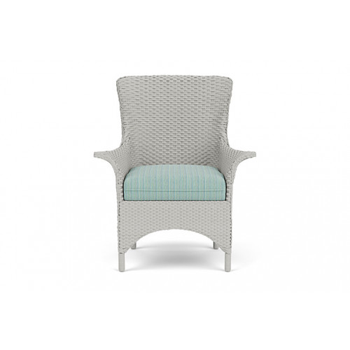 Lloyd Flanders™ Mandalay Dining Armchair - Platinum