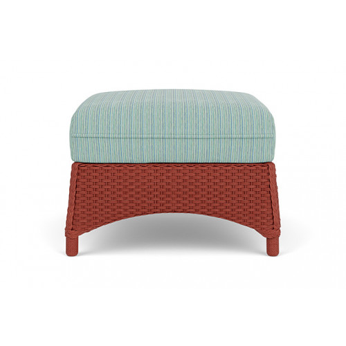 Lloyd Flanders™ Mandalay Ottoman  - Terracotta