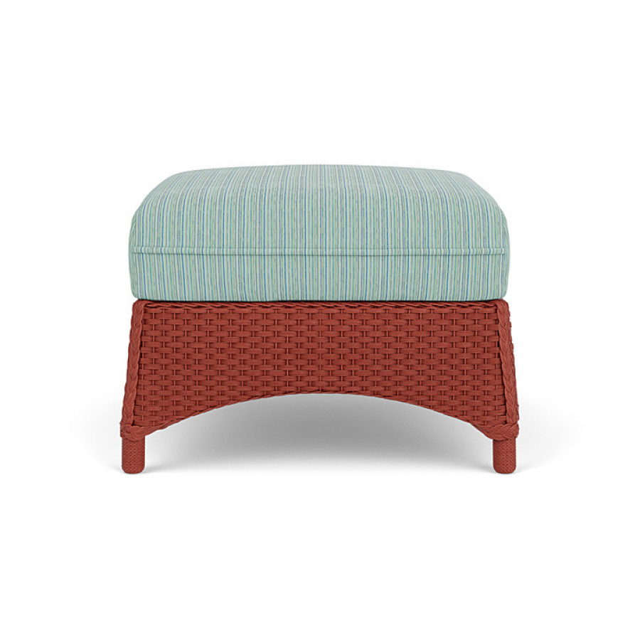 Lloyd Flanders™ Mandalay Ottoman  - Terracotta