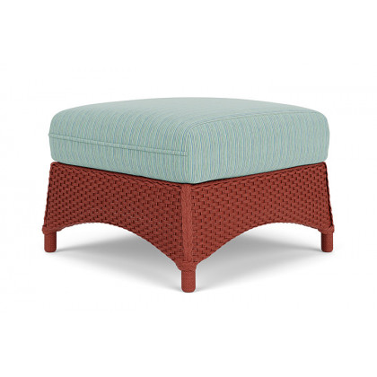 Lloyd Flanders™ Mandalay Ottoman  - Terracotta