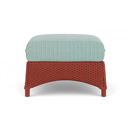 Lloyd Flanders™ Mandalay Ottoman  - Terracotta