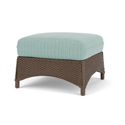 Lloyd Flanders™ Mandalay Ottoman  - Bark