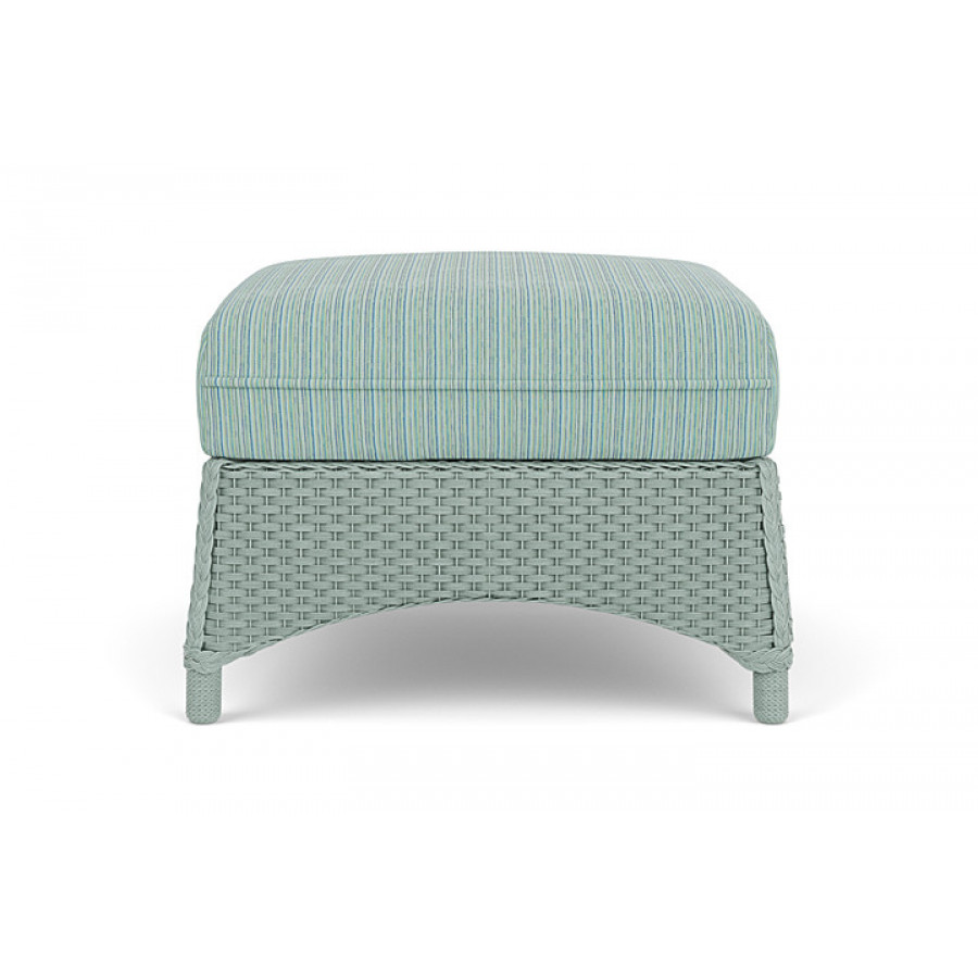 Lloyd Flanders™ Mandalay Ottoman  - Sea Glass