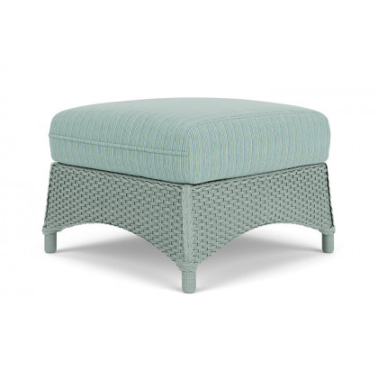 Lloyd Flanders™ Mandalay Ottoman  - Sea Glass