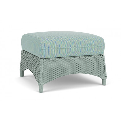 Lloyd Flanders™ Mandalay Ottoman  - Sea Glass