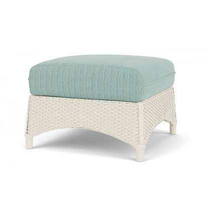 Lloyd Flanders™ Mandalay Ottoman  - Ivory