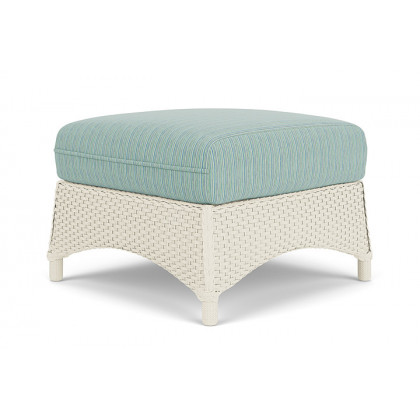 Lloyd Flanders™ Mandalay Ottoman  - Ivory