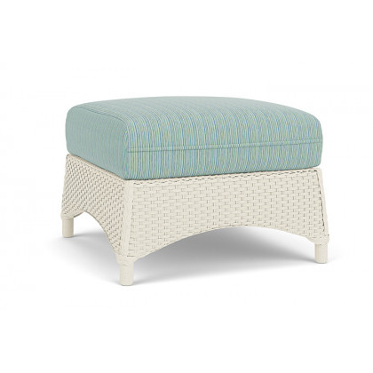 Lloyd Flanders™ Mandalay Ottoman  - Ivory
