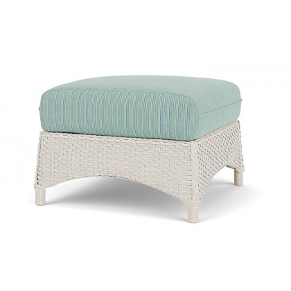Lloyd Flanders™ Mandalay Ottoman  - Antique White