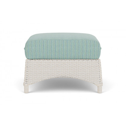 Lloyd Flanders™ Mandalay Ottoman  - Antique White