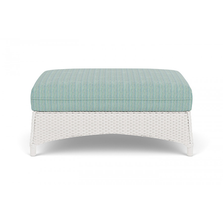 Lloyd Flanders™ Mandalay Large Ottoman - White