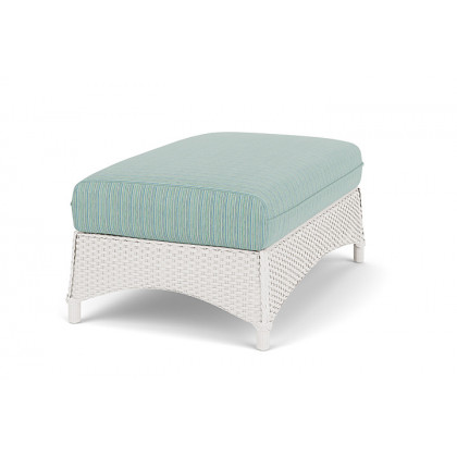 Lloyd Flanders™ Mandalay Large Ottoman - White