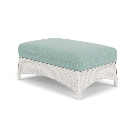 Lloyd Flanders™ Mandalay Large Ottoman - White