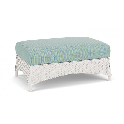 Lloyd Flanders™ Mandalay Large Ottoman - White