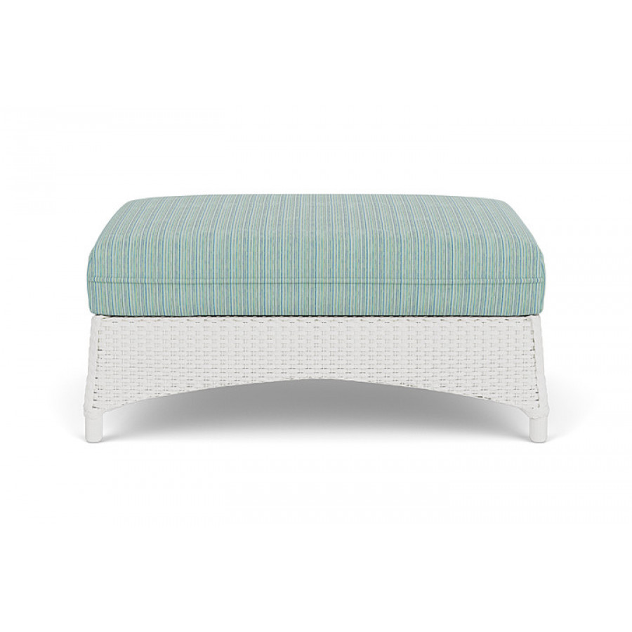 Lloyd Flanders™ Mandalay Large Ottoman - Matte White