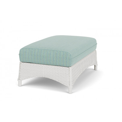 Lloyd Flanders™ Mandalay Large Ottoman - Matte White