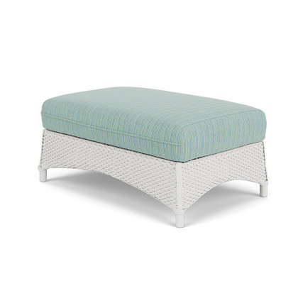 Lloyd Flanders™ Mandalay Large Ottoman - Matte White