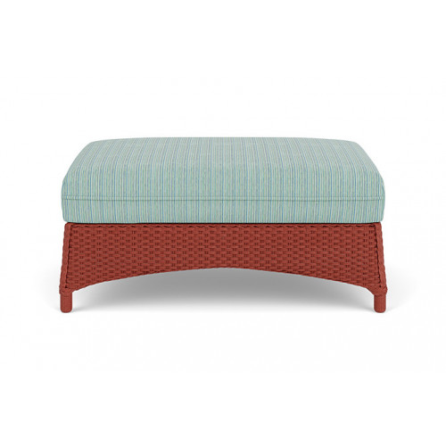 Lloyd Flanders™ Mandalay Large Ottoman - Terracotta