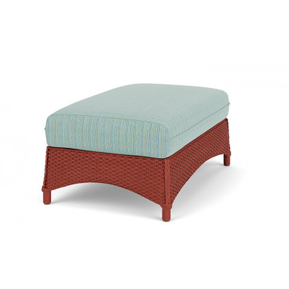 Lloyd Flanders™ Mandalay Large Ottoman - Terracotta