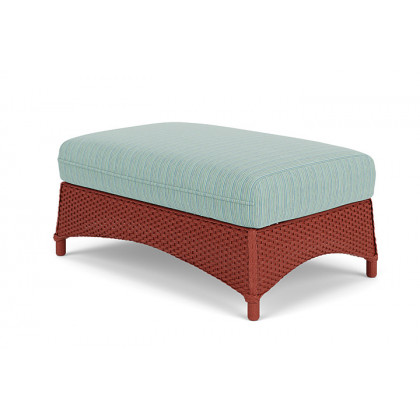 Lloyd Flanders™ Mandalay Large Ottoman - Terracotta