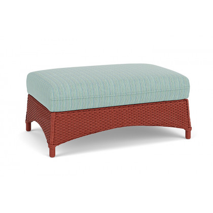 Lloyd Flanders™ Mandalay Large Ottoman - Terracotta