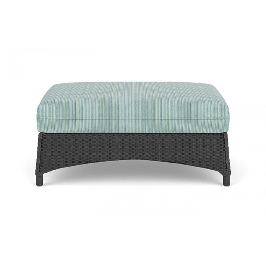 Lloyd Flanders™ Mandalay Large Ottoman - Charcoal