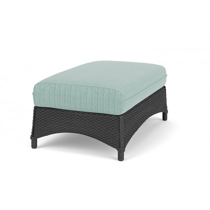 Lloyd Flanders™ Mandalay Large Ottoman - Charcoal