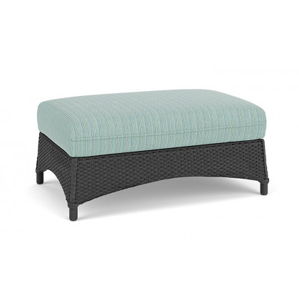 Lloyd Flanders™ Mandalay Large Ottoman - Charcoal