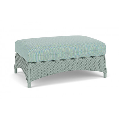 Lloyd Flanders™ Mandalay Large Ottoman - Sea Glass