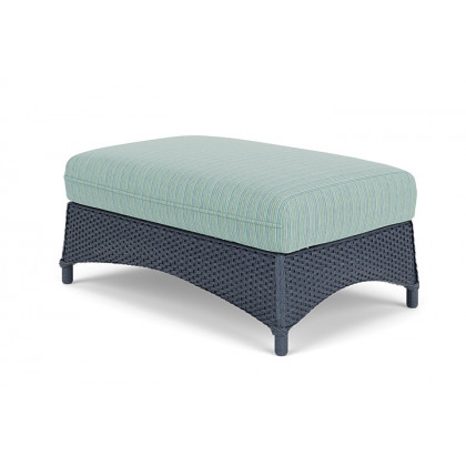 Lloyd Flanders™ Mandalay Large Ottoman - Denim Blue