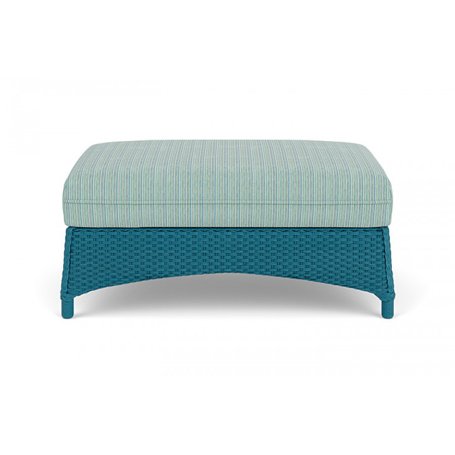Lloyd Flanders™ Mandalay Large Ottoman - Peacock