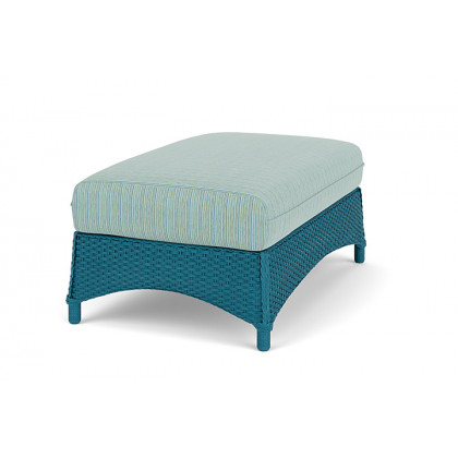 Lloyd Flanders™ Mandalay Large Ottoman - Peacock