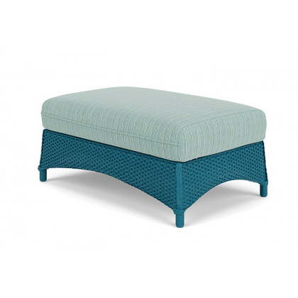 Lloyd Flanders™ Mandalay Large Ottoman - Peacock
