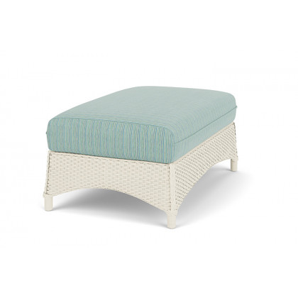Lloyd Flanders™ Mandalay Large Ottoman - Ivory
