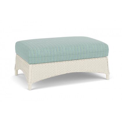 Lloyd Flanders™ Mandalay Large Ottoman - Ivory