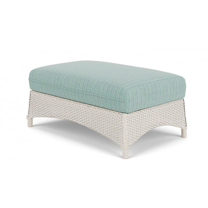Lloyd Flanders™ Mandalay Large Ottoman - Antique White
