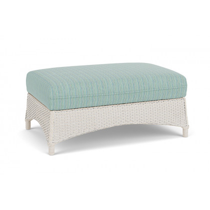 Lloyd Flanders™ Mandalay Large Ottoman - Antique White
