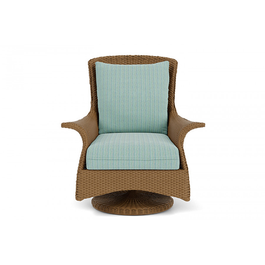 Lloyd Flanders™ Mandalay Swivel Rocker Lounge Chair - Hickory