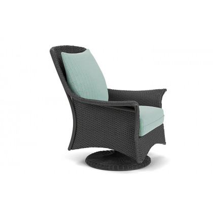 Lloyd Flanders™ Mandalay Swivel Rocker Lounge Chair - Charcoal