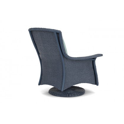 Lloyd Flanders™ Mandalay Swivel Rocker Lounge Chair - Denim Blue