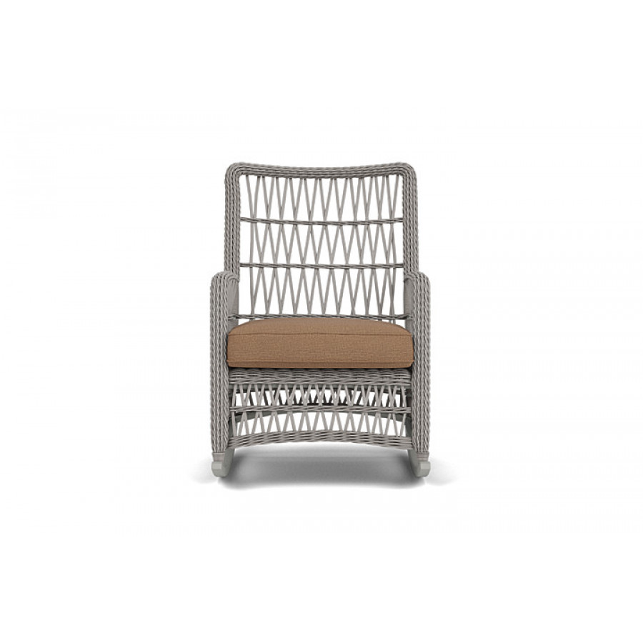 Lloyd Flanders™ Mackinac High Back Porch Rocker - Canvas Natural