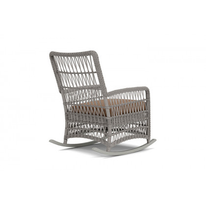 Lloyd Flanders™ Mackinac High Back Porch Rocker - Canvas Natural